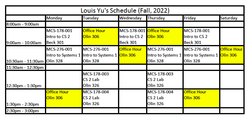 Professor Louis Lei Yu