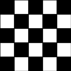 5x5 checkerboard